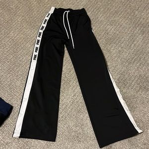 Victoria secrets pink wide leg joggers